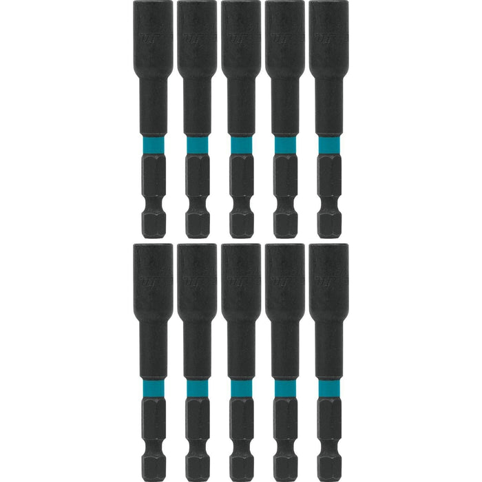 Makita A-97128 ImpactX  1/4" x 2-9/16" Magnetic Nut Driver, 10/pk, Bulk