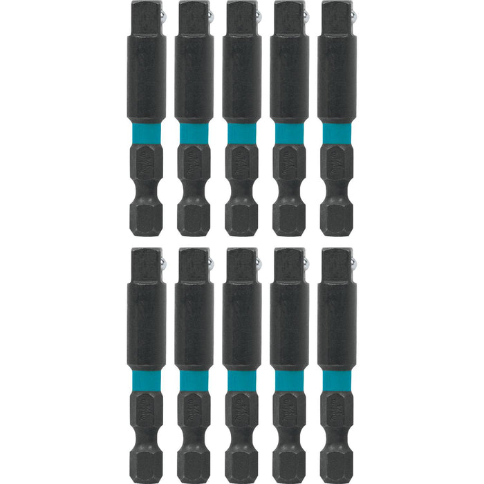 Makita A-99362 ImpactX  1/4" x 2" Socket Adapter, 10/pk, Bulk