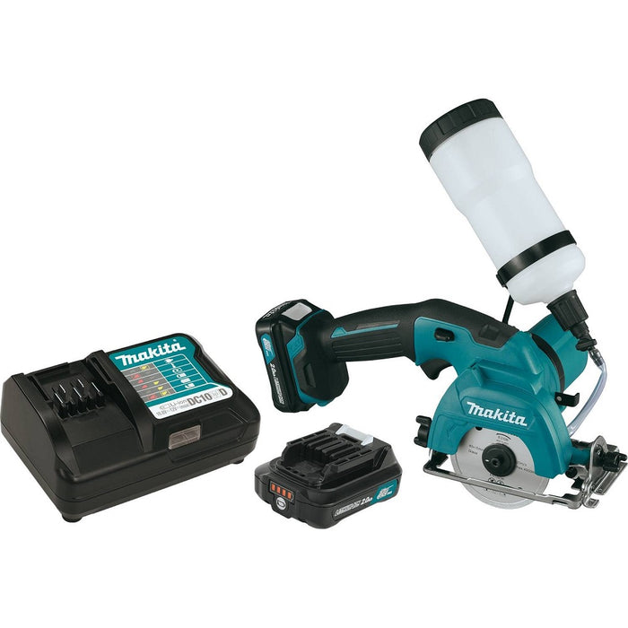 Makita CC02R1 12V Max CXT 3-3/8" Tile and Glass Saw Kit