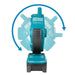 Makita CF001GZ 40V max XGT® Cordless 9-1/4" Fan, Tool Only - 7