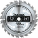 Makita D-45989-10 7-1/4" 24T Circular Saw Blade, Framing/General Purpose - 2