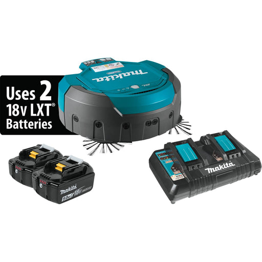 Makita DRC200PT 18V X2 36V Brushless Robotic Vacuum Kit, dual charger 5.0Ah