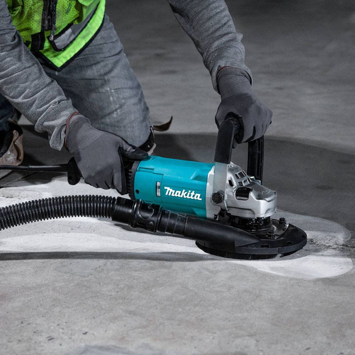 Makita GA9060RX3 7" Surface Planer with Dust Extraction Shroud, 15 AMP, 6,600 RPM, 5/8"-11, lock-off, lock-on - 12