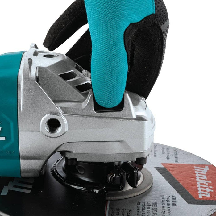 Makita GA9080 9" Angle Grinder, with Rotatable Handle, and Lock-On Switch - 8