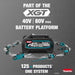 Makita GNU01M1 40V max XGT Brushless Cordless 24" Articulating Pole Hedge Trimmer Kit (4.0Ah) - 14