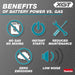 Makita GNU01M1 40V max XGT Brushless Cordless 24" Articulating Pole Hedge Trimmer Kit (4.0Ah) - 23