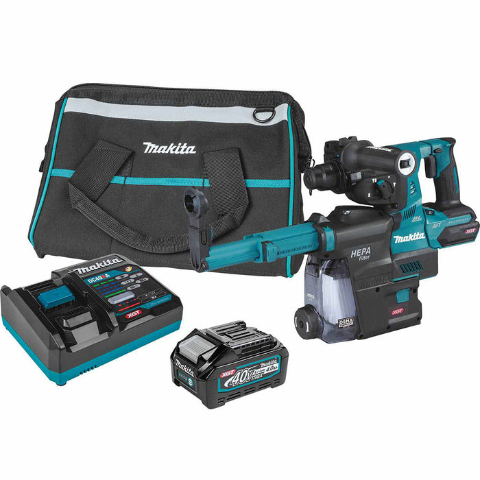 Makita GRH01M1W 40V max XGT 1-1/8" AVT Rotary Hammer Kit