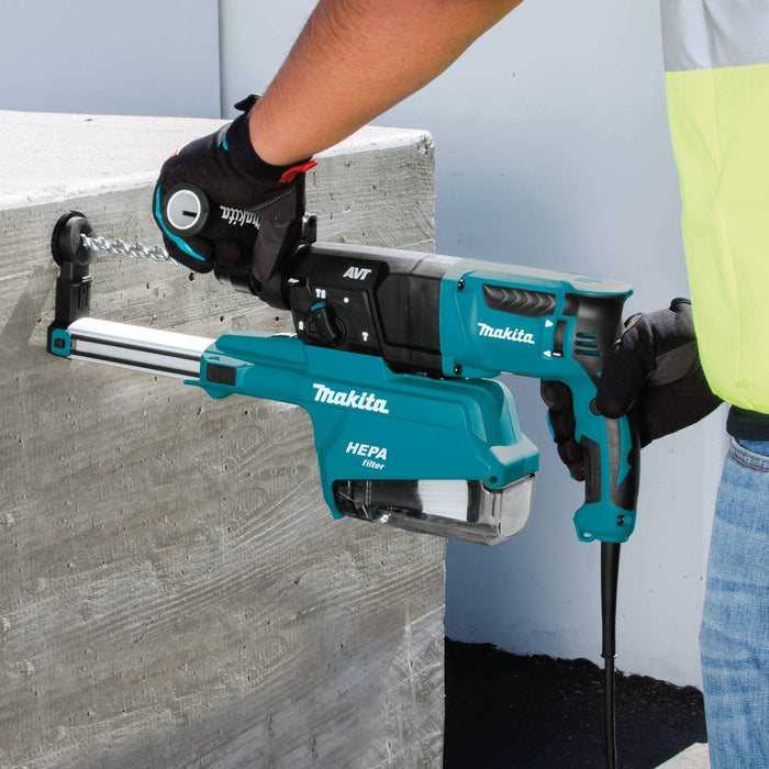 Makita HR2651 1" AVT Rotary Hammer, SDS-Plus Bits, with HEPA Extractor - 10