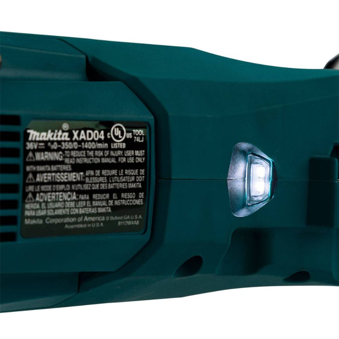 Makita XAD04Z 36V (18V X2) LXT Brushless Cordless 7/16" Hex Right Angle Drill, Tool Only - 7