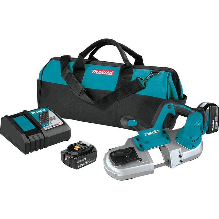 Makita XBP03T 32-7/8" 18V LXT Lithium-Ion Cordless Compact Band Saw Kit (5.0Ah)