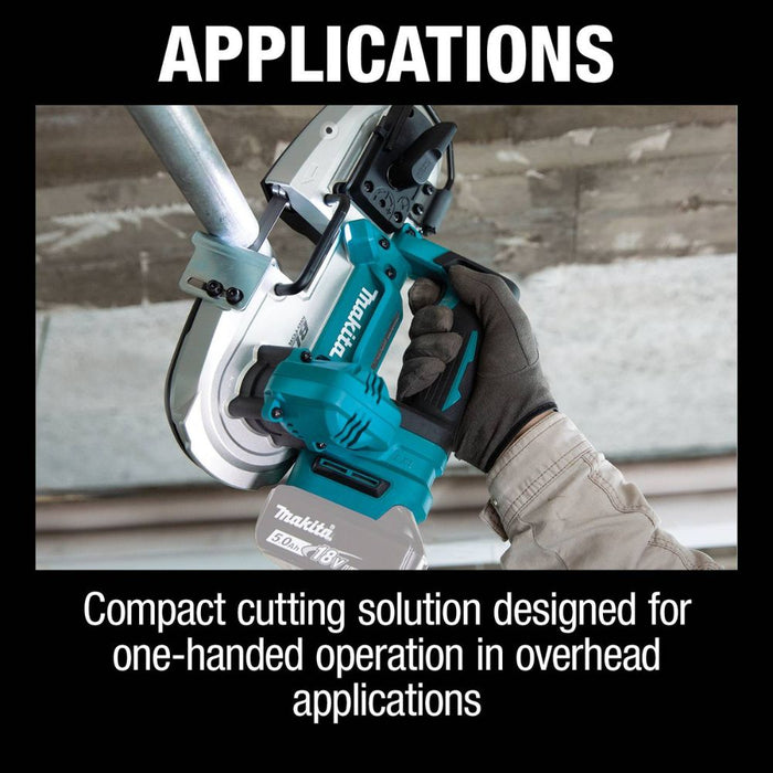 Makita XBP04Z 18V LXT Lithium-Ion Compact Brushless Cordless Band Saw (Tool Only) - 11