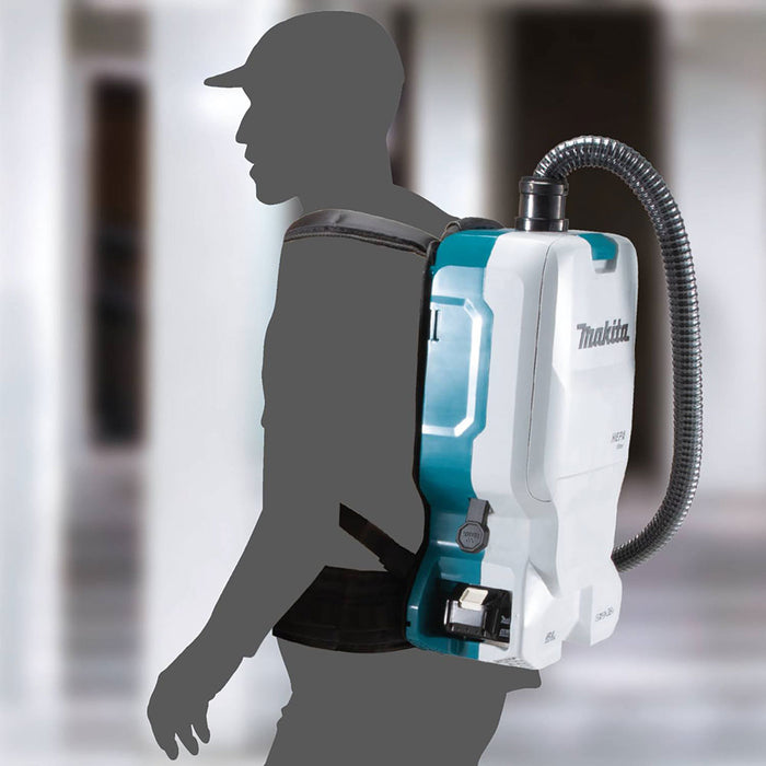 Makita XCV17PG 18V X2 LXT 1.6 Gallon Backpack Dry Vacuum - 10