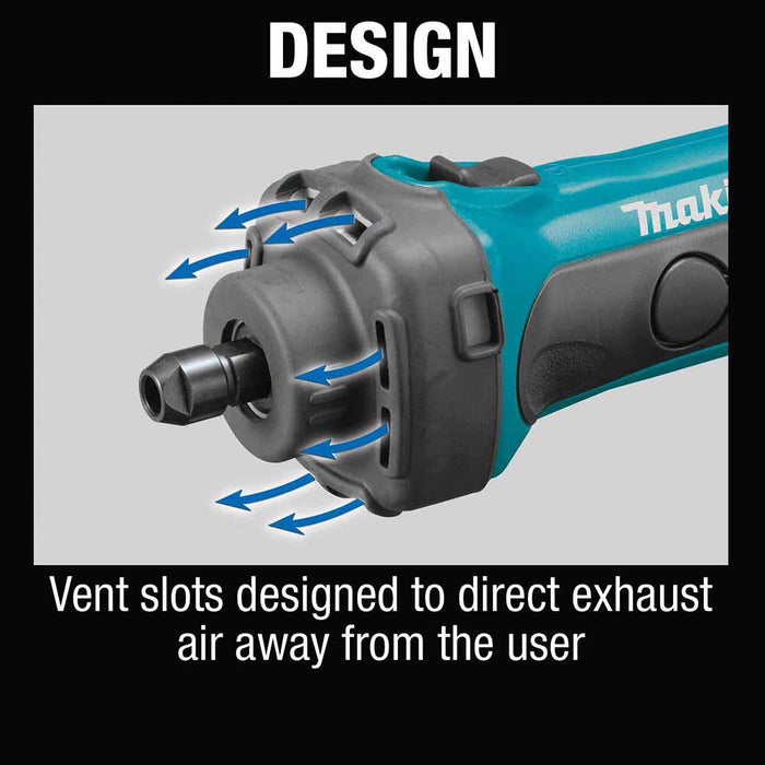 Makita XDG02Z 18V LXT Lithium-Ion 1/4" Compact Die Grinder, Tool Only - 4