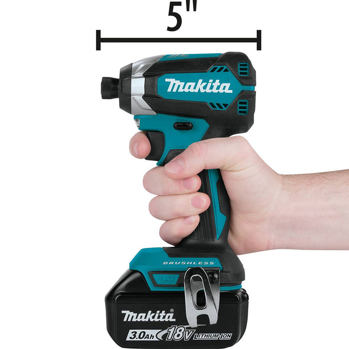 Makita XDT131 18V LXT Brushless Cordless Impact Driver Kit (3.0Ah) - 4