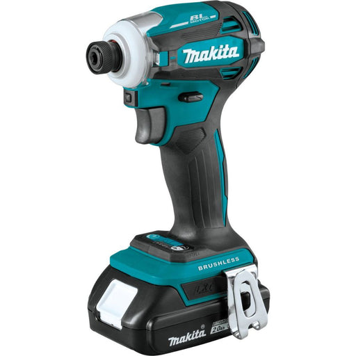 Makita XDT19R 18V LXT Lithium-Ion Compact Brushless Cordless Quick-Shift Mode 4-Speed Impact Driver Kit (2.0Ah) - 2