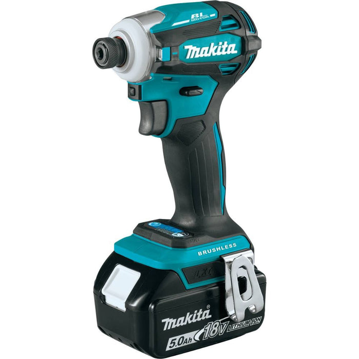 Makita XDT19T 18V LXT Lithium-Ion Brushless Cordless Quick-Shift Mode 4-Speed Impact Driver Kit (5.0Ah) - 2