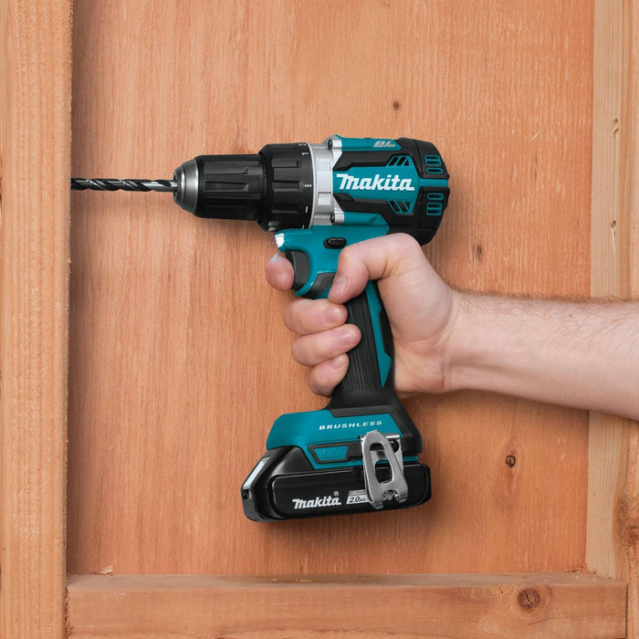 Makita XFD12R 18V LXT Li-Ion Compact Brushless Cordless 1/2" Driver-Drill Kit, 2.0 Ah - 7