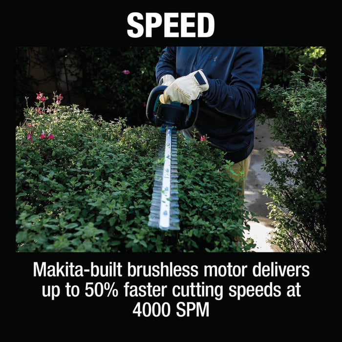 Makita XHU09Z 18V LXT Lithium-Ion Brushless Cordless 24" Hedge Trimmer, Tool Only - 8