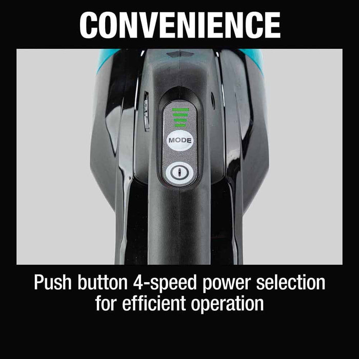 Makita XLC09R1B 18V LXT Lithium-ion Compact Brushless Cordless 4-Speed Vacuum Kit, w/ Push Button (2.0Ah) - 11