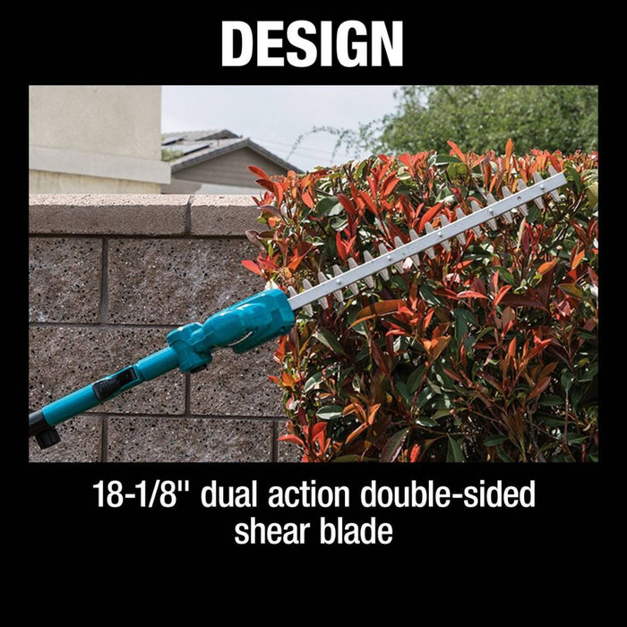 Makita XNU05SM1 18V LXT Lithium-Ion Cordless 18" Telescoping Articulating Pole Hedge Trimmer Kit (4.0Ah) - 5