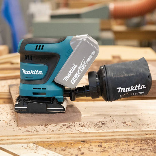 Makita XOB02Z 18V LXT Lithium-Ion Cordless 1/4 Sheet Finishing Sander, Tool Only - 2