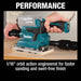 Makita XOB03Z 18V LXT Lithium-Ion Brushless Cordless 1/3 Sheet Finishing Sander, AWS Capable (Tool Only) - 8