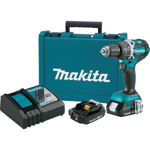 Makita XPH12R 18V LXT Compact 1/2" Hammer Driver-Drill Kit (2.0Ah)