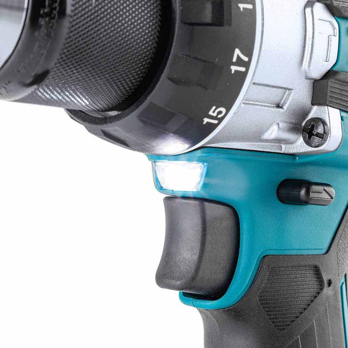 Makita XPH16T 18V LXT Lithium-Ion Compact Brushless Cordless 1/2" Hammer Driver-Drill Kit (5.0Ah) - 8