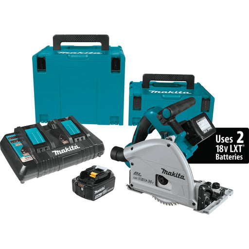 Makita XPS01PTJ 18V X2 LXT (36V) Brushless 6-1/2" Plunge Circular Saw Kit