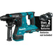 Makita XRH08Z 18V X2 LXT (36V) Brushless 1-1/8" Rotary Hammer, SDS-Plus
