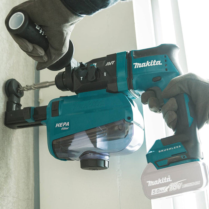 Makita XRH12ZW 18V LXT Lithium-Ion Brushless 11/16" AVT Rotary Hammer - 6