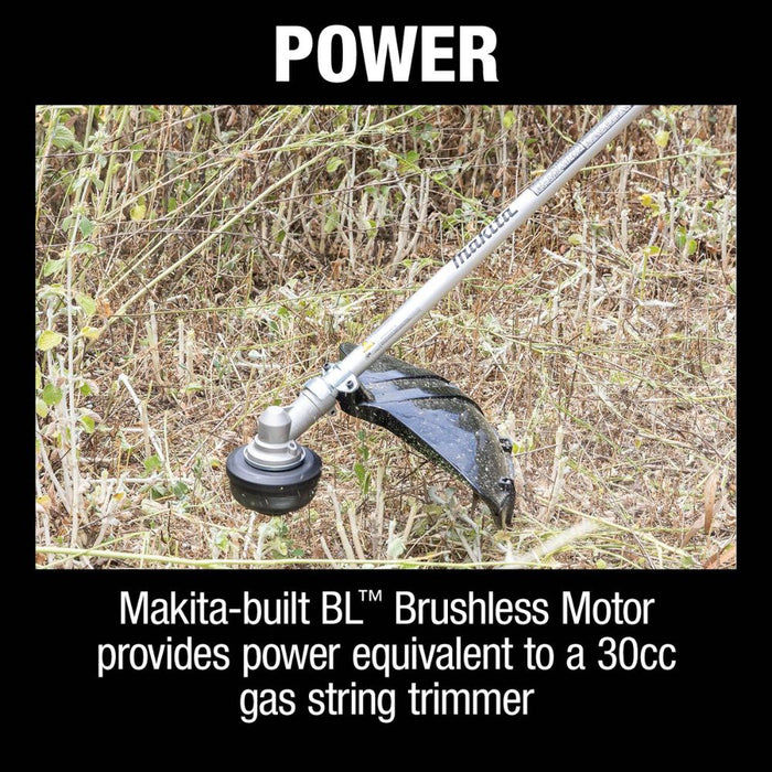 Makita XRU17PT 36V (18V X2) LXT Brushless String Trimmer Kit, dual port charger (5.0Ah) - 15