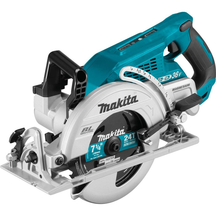 Makita XSR01PT 18V X2 LXT Li-Ion (36V) Brushless Cordless Rear Handle 7-1/4" Circular Saw Kit, 5.0Ah - 3