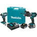 Makita XT263M 18V LXT Li-Ion Cordless 2-Piece Combo Kit (Hammer Drill/ Impact Driver) 4.0 Ah