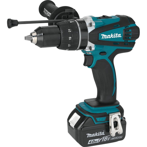 Makita XT263M 18V LXT Li-Ion Cordless 2-Piece Combo Kit (Hammer Drill/ Impact Driver) 4.0 Ah - 2