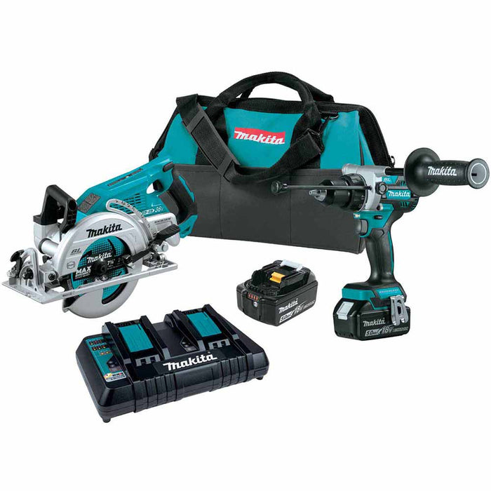 Makita XT289PT 18V LXT 2-Pc. Combo Kit (5.0Ah)