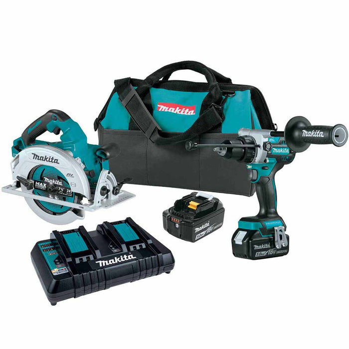 Makita XT290PT 18V LXT 2-Pc. Combo Kit (5.0Ah)