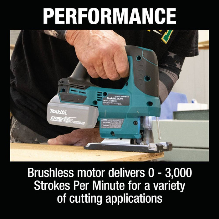 Makita XVJ04Z 18V LXT Lithium-Ion Brushless Cordless Jig Saw (Tool Only) - 3