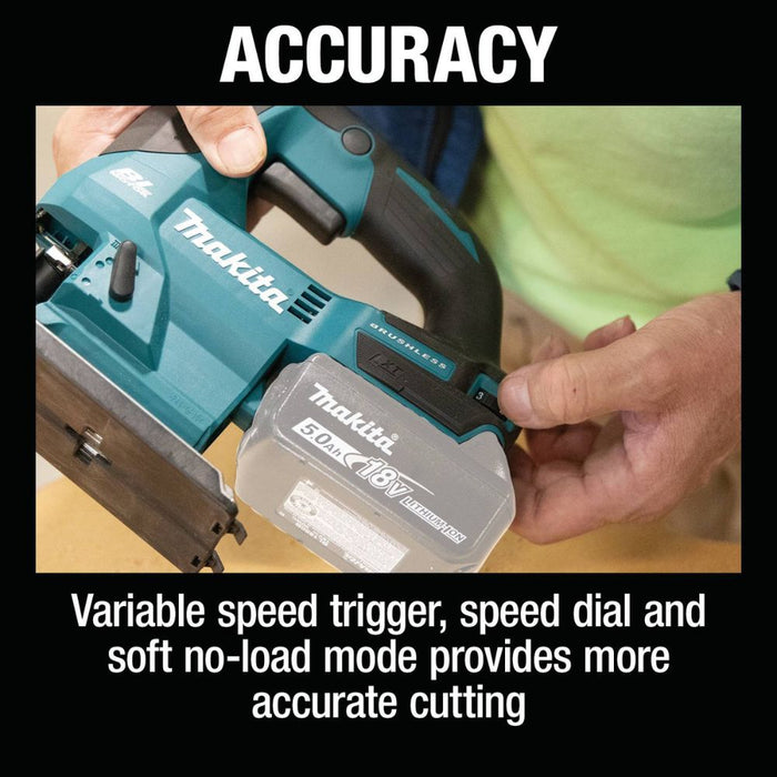 Makita XVJ04Z 18V LXT Lithium-Ion Brushless Cordless Jig Saw (Tool Only) - 5