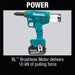 Makita XVR01T 18V LXT Lithium-Ion Brushless Cordless Rivet Tool Kit, 5.0Ah - 8