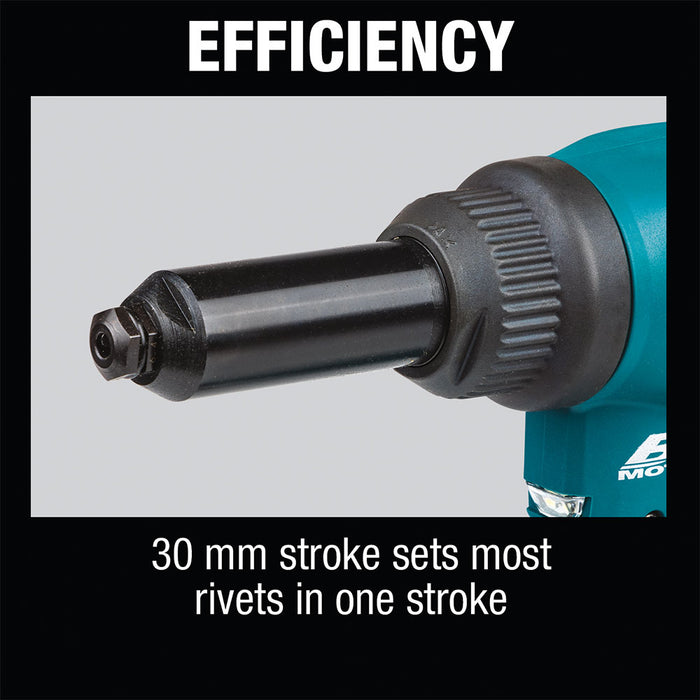 Makita XVR02Z 18V LXT Brushless Cordless Rivet Tool, Tool Only - 9