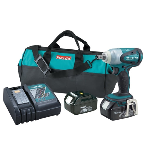 Makita XWT05 18V LXT Lithium-Ion Cordless 1/2" Impact Wrench Kit