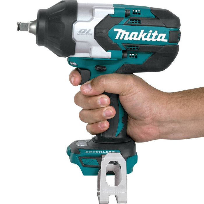 Makita XWT08XVZ 18V LXT Brushless High Torque 1/2" Sq. Drive Utility Impact - 4