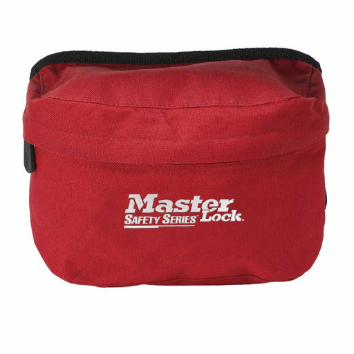 MasterLock S1010 Compact Safety Lockout Pouch Not Keyed, Unfilled, Red - 2