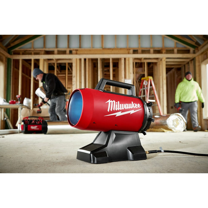 Milwaukee 0801-20 M18 70,000 BTU Forced Air Propane Heater - 6