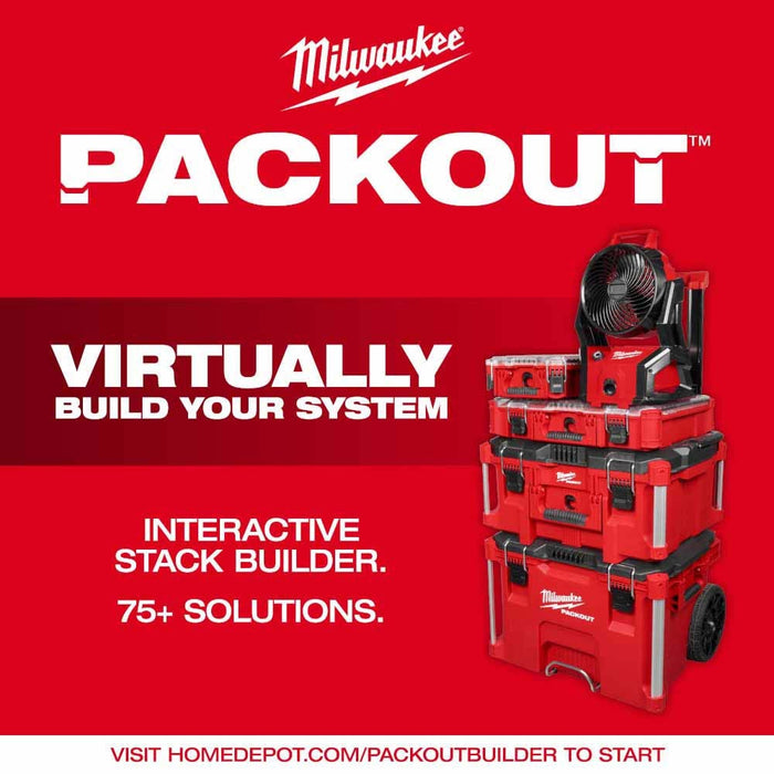 Milwaukee 0818-20 M18 Brushless PACKOUT Fan - 25
