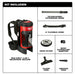 Milwaukee 0885-20 M18 FUEL 3-in-1 Backpack Vacuum (Bare Tool) - 2