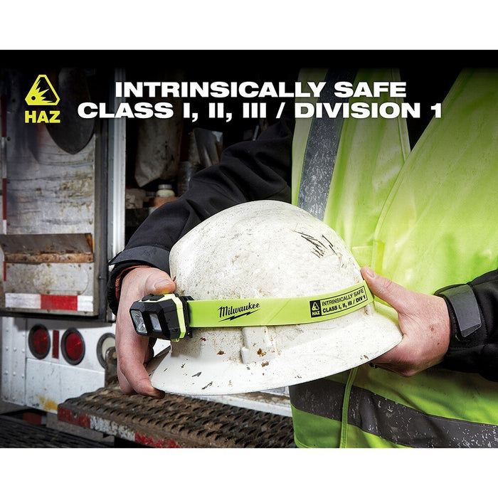 Milwaukee 2004HZL Intrinsically Safe C I, II, III / D 1 Spot/Flood Headlamp - 6