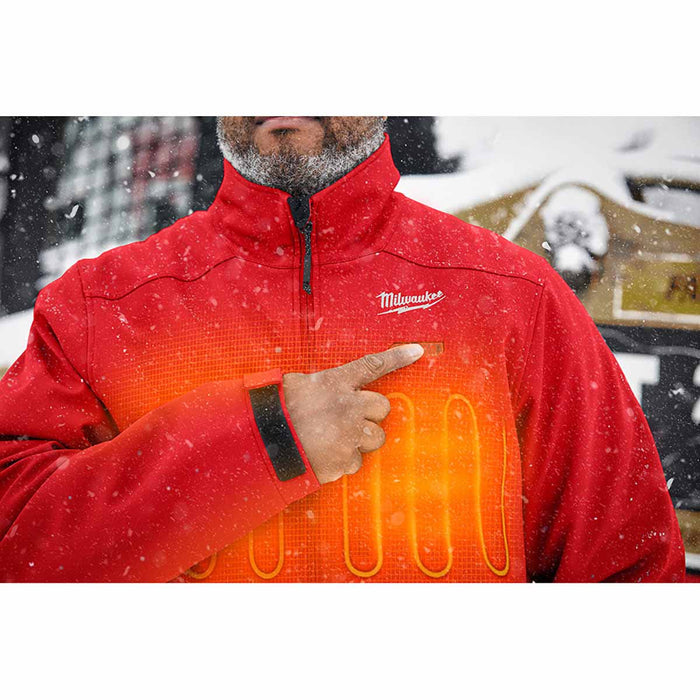 Milwaukee 204R-21 M12 Heated ToughShell™ Jacket Kit (Red) - 14