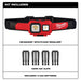 Milwaukee 2104 Spot/Flood Headlamp 450 Lumens 5-Modes  (3-AAA Batteries Included) - 2